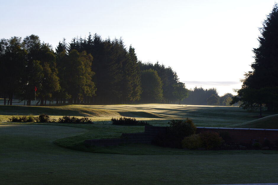 Strathaven Golf Club, Fairway, Sunrise, 16th